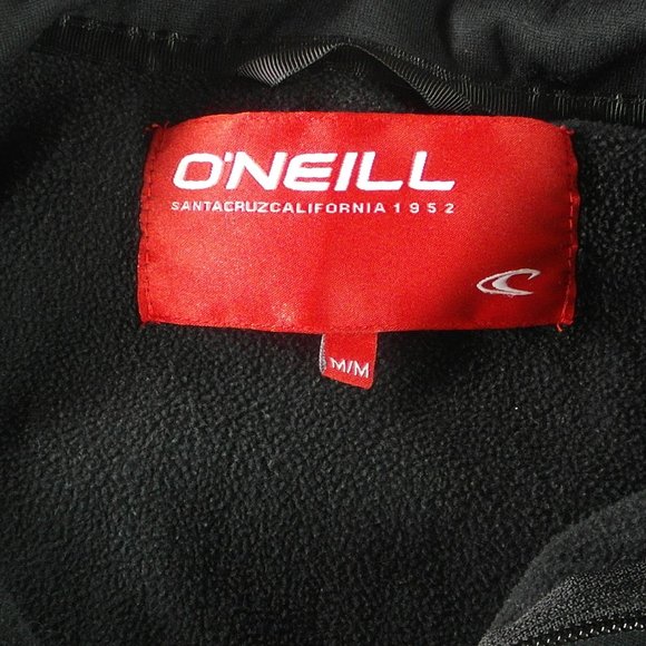Men's O'Neill Athletic Jacket Black Sz M - Picture 4 of 5